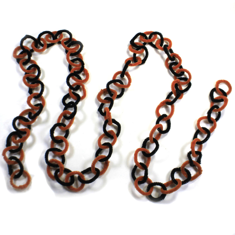 Halloween Chenille Chain Garland. - - SBKGifts.com