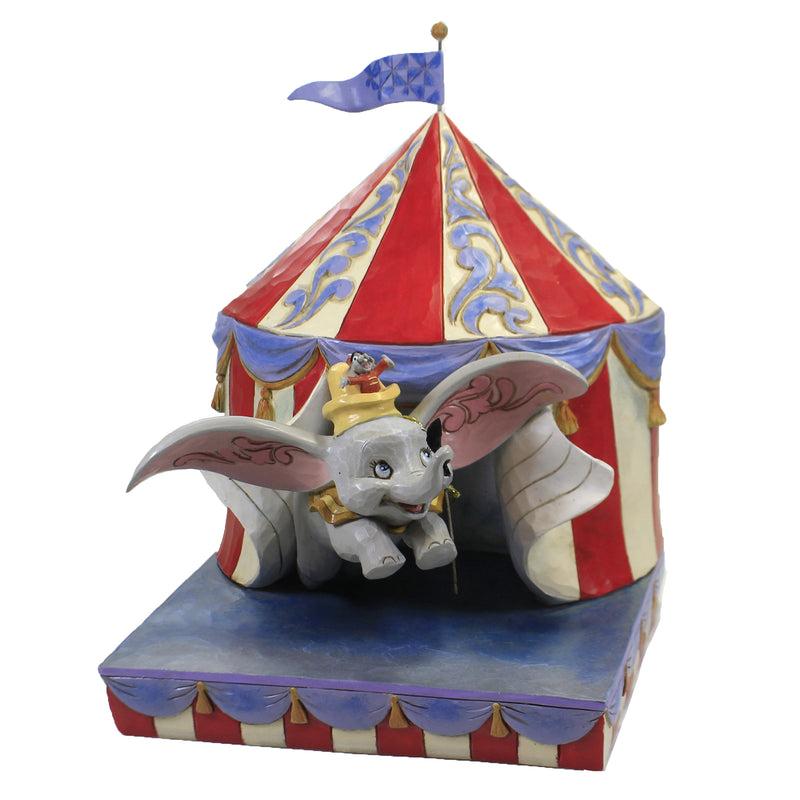 Jim Shore Over The Big Top Polyresin Dumbo Flying Tent 6008064