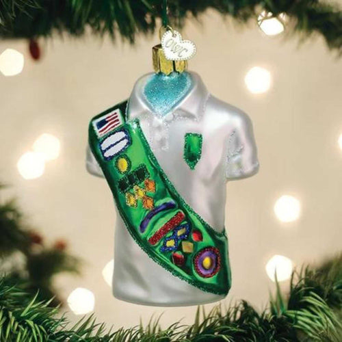 Old World Christmas Girl Scout Uniform - - SBKGifts.com