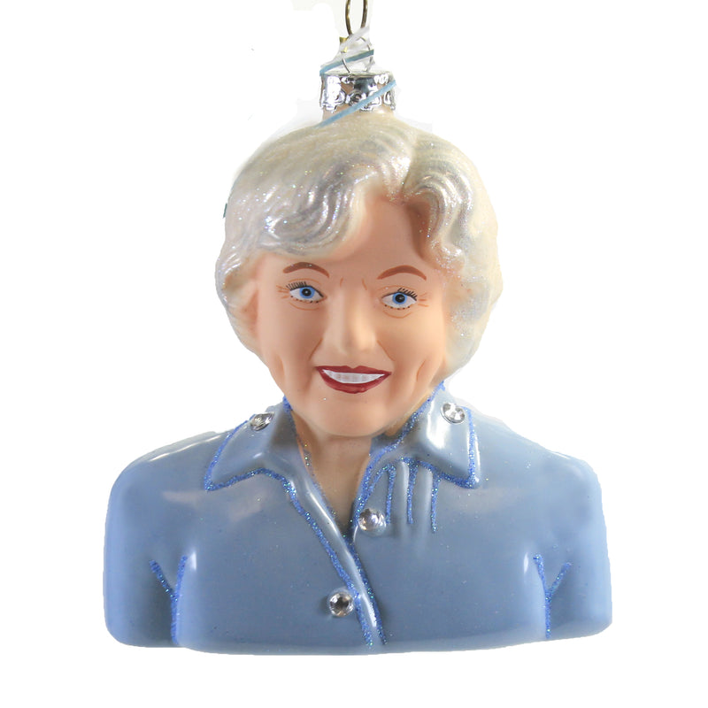 Holiday Ornament Betty White Glass Icon Tv Golden Girl Comedian Go6014 (49045)