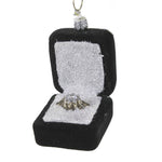 Holiday Ornament I Do Glass Engagement Wedding Diamond Ring Go6866 (49078)