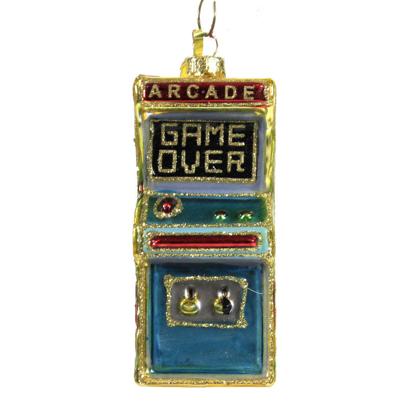 Holiday Ornament Vintage Arcade Game Glass Retro Bar Video Entertainment Go6429 (49086)