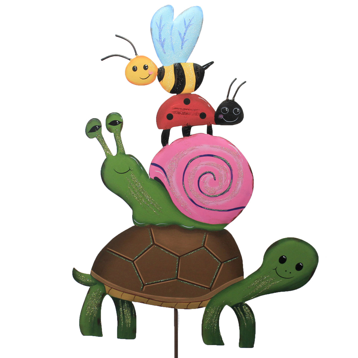 Home & Garden Turtle & Bug Stack - - SBKGifts.com