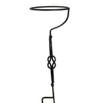Home & Garden Gazing Ball Holder Stake Wrought Iron Wrought Iron Black 47M745