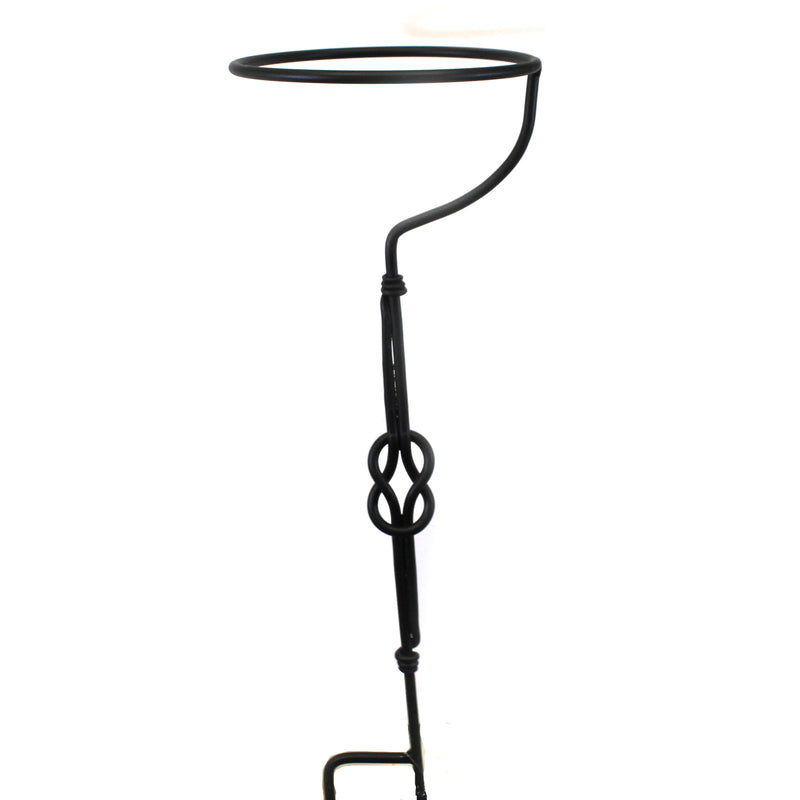 Home & Garden Gazing Ball Holder Stake Wrought Iron Wrought Iron Black 47M745