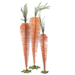 Easter Standing Carrot Trees Set / 3 Decorate Decor Mantle Display Em1799 (49319)