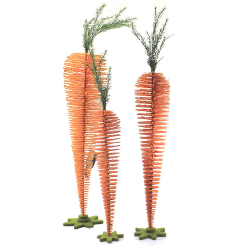 Easter Standing Carrot Trees Set / 3 - - SBKGifts.com