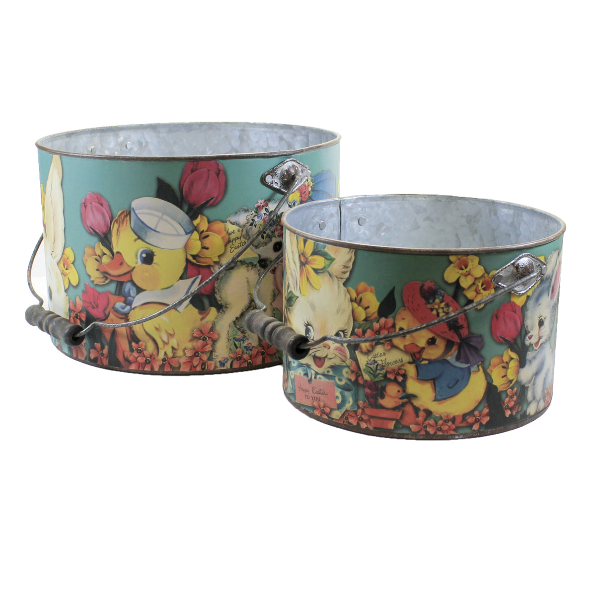 49322 Happy Easter Buckets Set / 2 105051