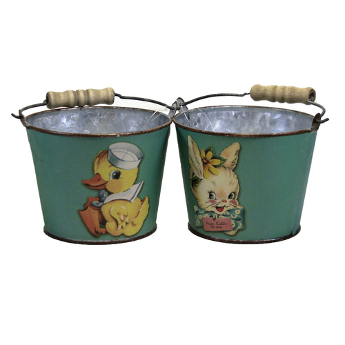Primitives By Kathy Happy Easter Buckets Set / 5 - - SBKGifts.com