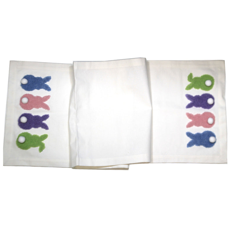Tabletop Bunny Bum Table Runner Fabric Cotton Tail Rabbit Easter 842671972