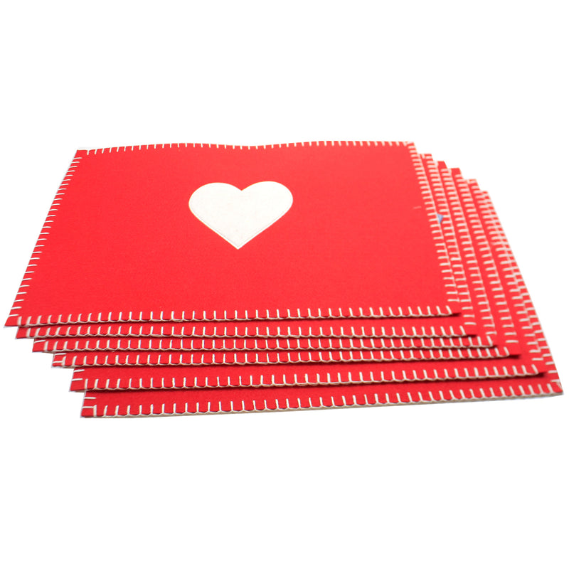 Tabletop Heart Felt Placemat Fabric Valentines Day Love 46007038 (49342)