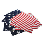 C & F Stars And Stripes Placemat - 4 Placemats 13.5 Inch, Cotton - Patriotic Usa Flag 842623097 (49343)