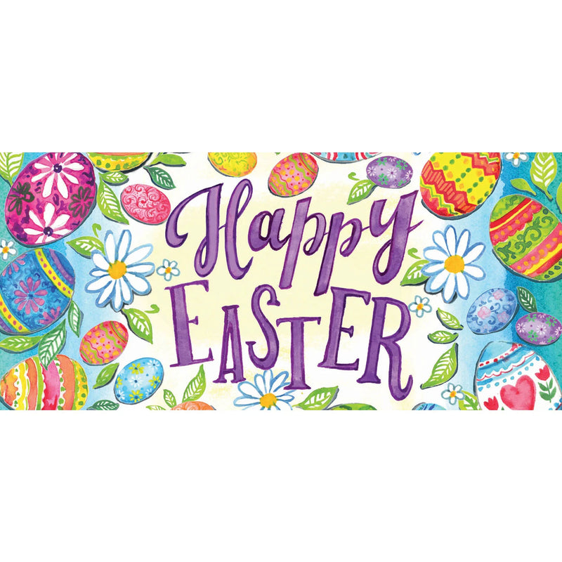 Home & Garden Happy Easter Eggs Switch Mat Rubber Sassafras Flowers 431790 (49346)