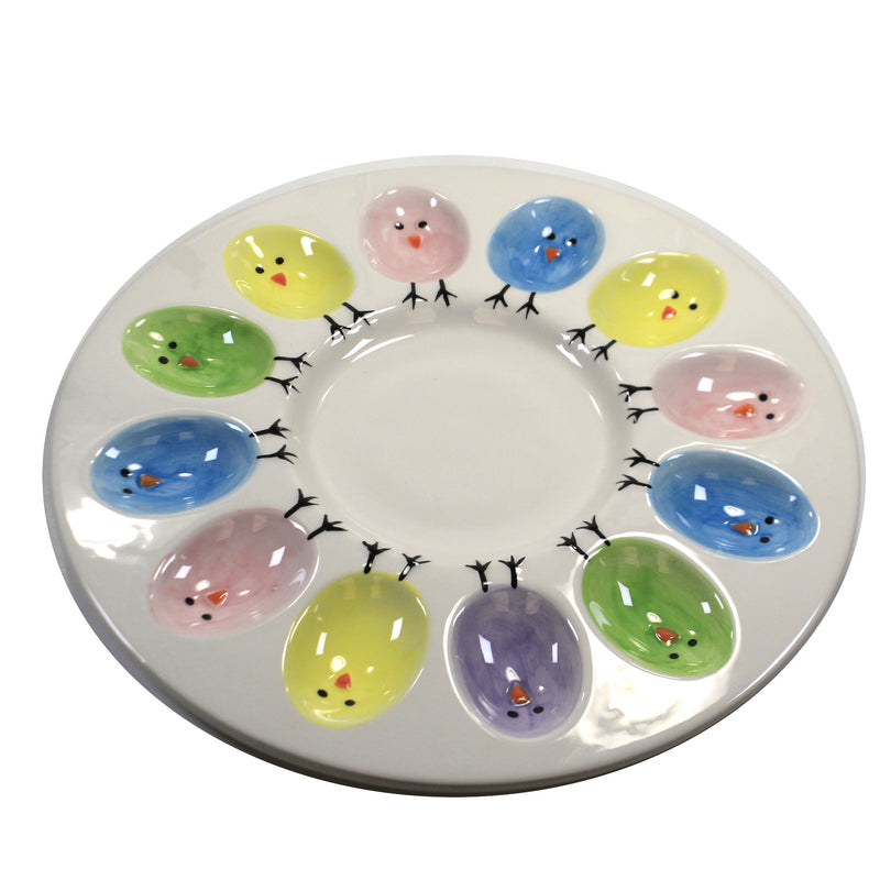 Tabletop Chick Deviled Egg Plate - - SBKGifts.com