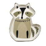 Home Decor Fox Raccoon Trinket Dish Set 2Pc - - SBKGifts.com