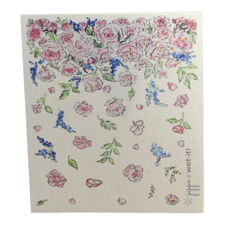 Swedish Dish Cloth Flower Shower Cotton Absorbant Pippa Collection Pw07