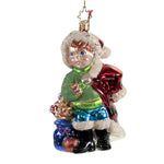 Christopher Radko In From The Cold. Blown Glass Ornament Charity Christmas (49474)