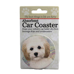 Cockapoo Car Coaster - One Car Coaster 2.5 Inch, Sandstone - Absorbant Pet Dog 231123 (49506)