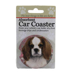 Car Coaster King Charles Cavalier Coaster Sandstone Absorbant Car Pet Dog 23118 (49508)