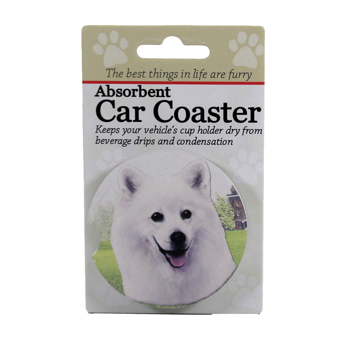 (49523) American Eskimo Car Coaster