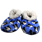 Apparel Border Collie Slippers Polyester Non-Skid Comfy Warm 2815