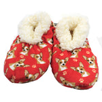 Apparel Fawn Chihuahua Slippers Polester Non-Slip Comfy Warm 28110 (49536)