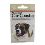 Car Coaster Boxer Uncropped Car Coaster Sandstone Absorbant 2316 (49537)