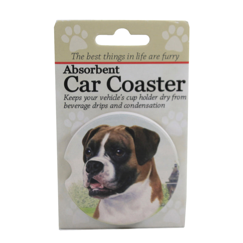 Car Coaster Boxer Uncropped Car Coaster Sandstone Absorbant 2316