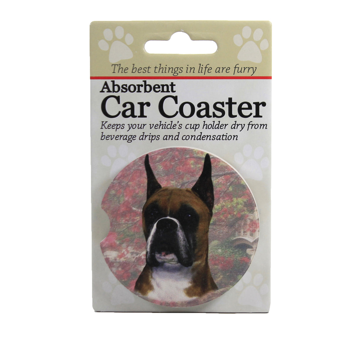 (49538) Boxer Cropped Car Coaster