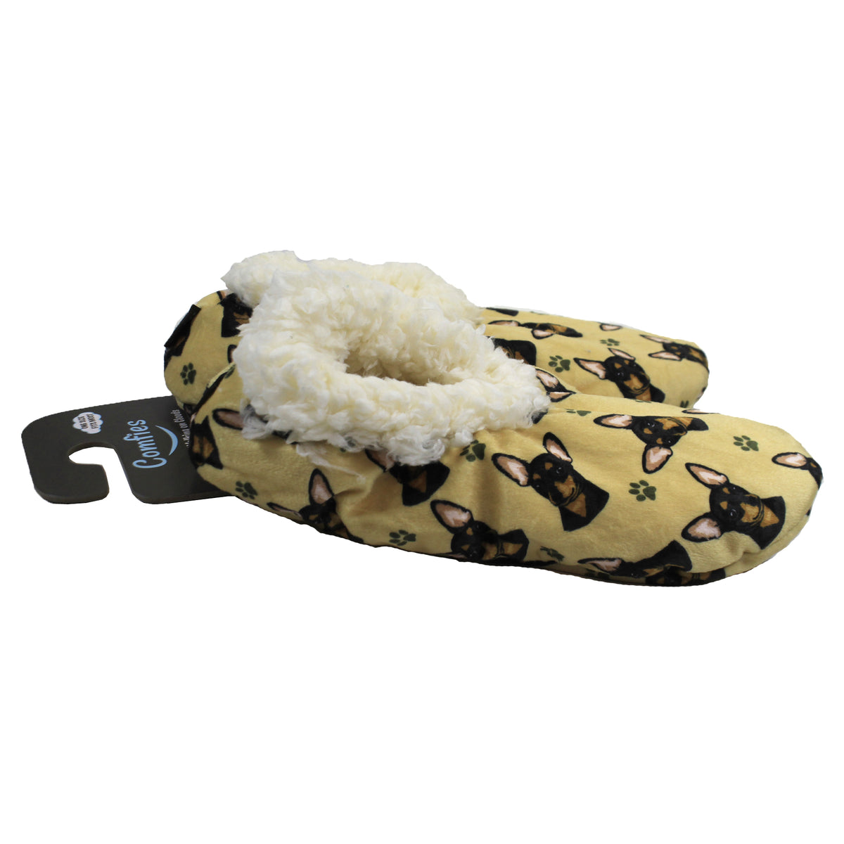 Apparel Black Chihuahua Slippers - - SBKGifts.com