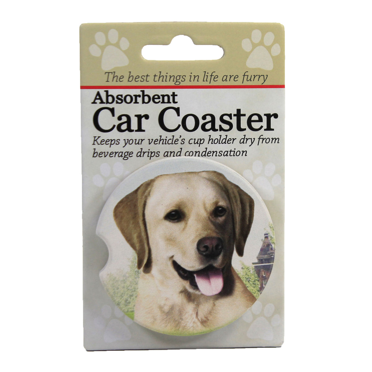 (49566) Yellow Labrador Car Coaster