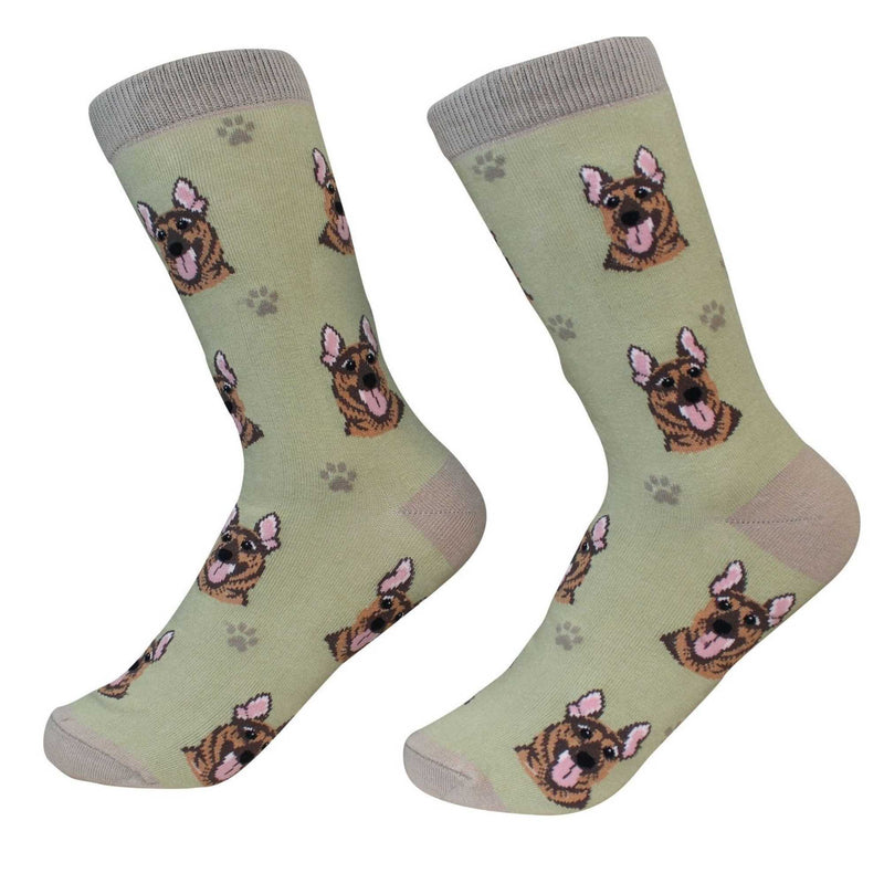 German Shepherd Socks - One Pair Of Socks 14.0 Inch, Cotton - Premium Quality Soft 80075. (49615)