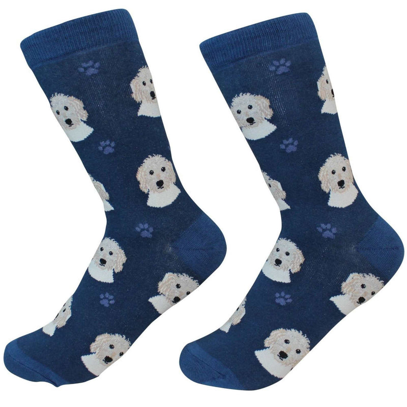 Goldendoodle Socks - One Pair Of Socks 14.0 Inch, Cotton - Premium Soft Quality 800134 (49618)