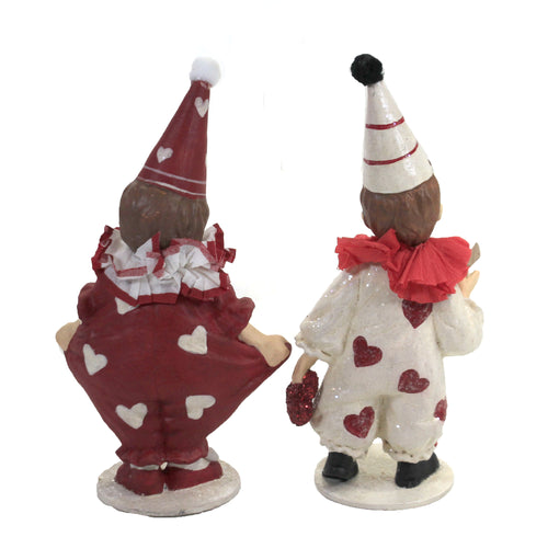 Valentine's Day Valentine Clown Boy And Girl - - SBKGifts.com
