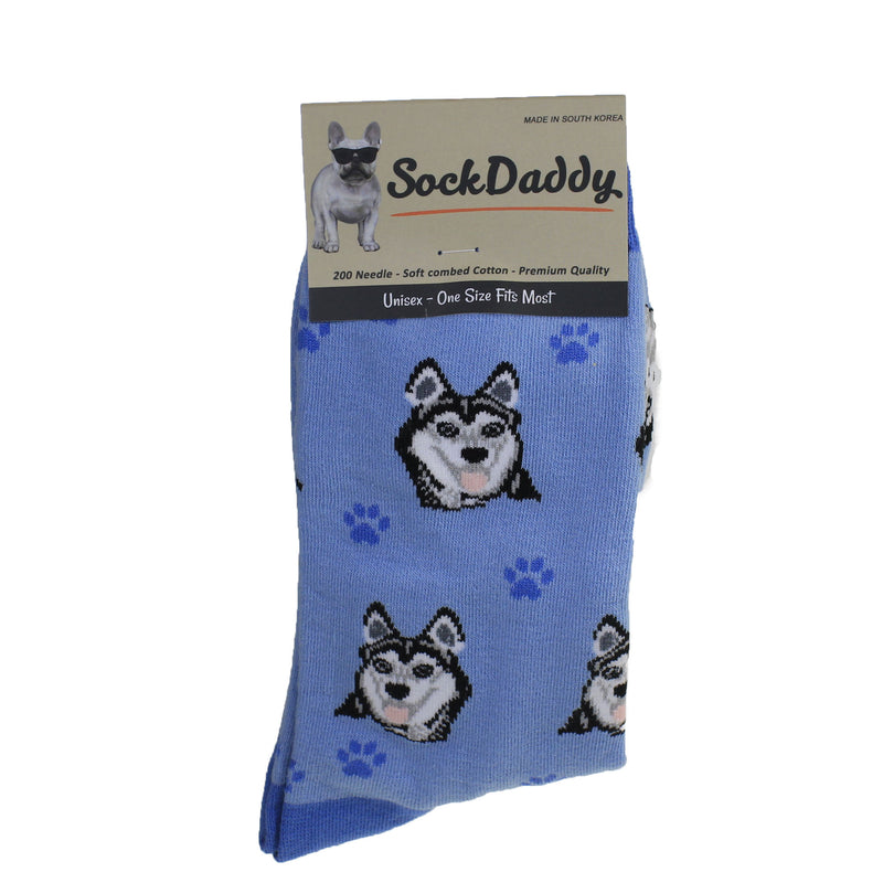 Novelty Socks Siberian Husky Socks Cotton Premium Quality 80040 (49665)