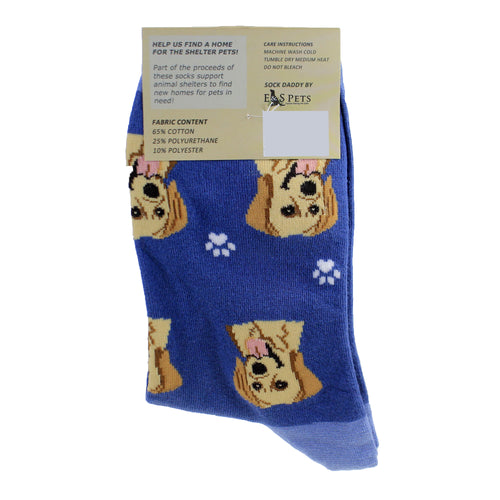 Novelty Socks Yellow Labrador Retriever Socks - - SBKGifts.com