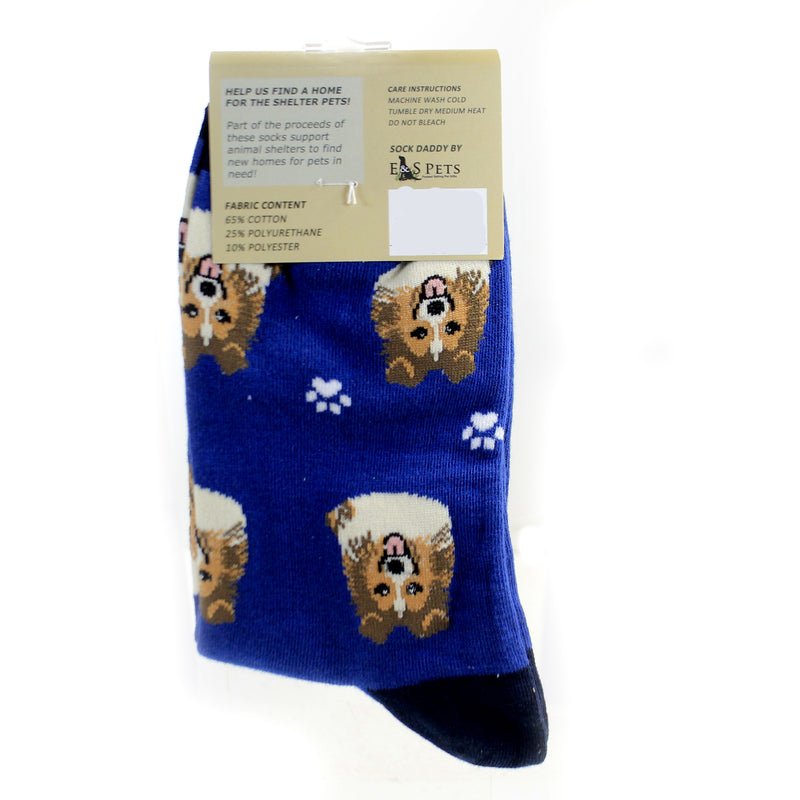 Novelty Socks Sheltie Socks - - SBKGifts.com