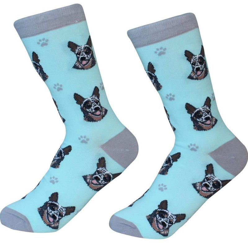 Novelty Socks Australian Cattle Dog Cotton Premium Quality 80090