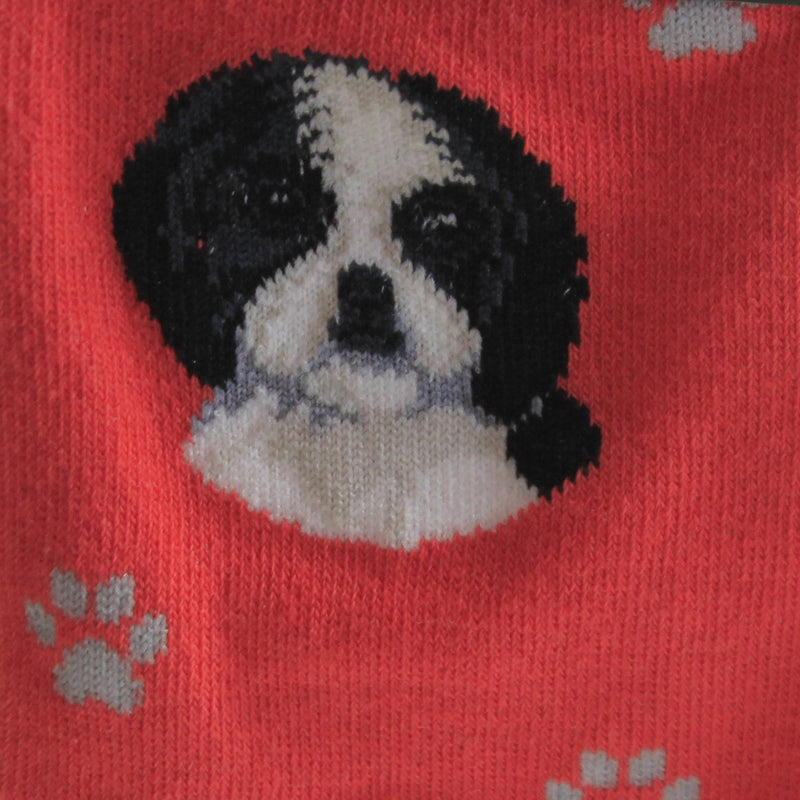 Novelty Socks Black Shih Tzu Socks - - SBKGifts.com