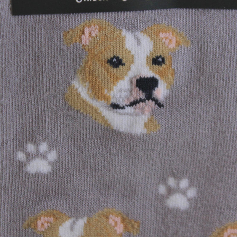 Novelty Socks Pit Bull Sock Daddy Socks - - SBKGifts.com