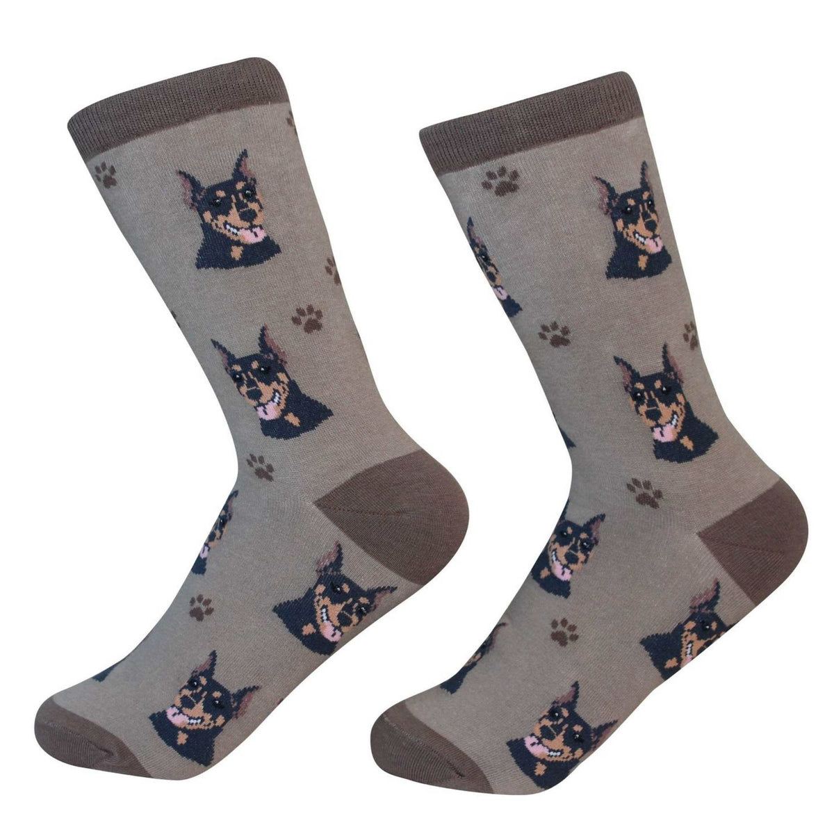 (49698) Doberman Sock Daddy Socks
