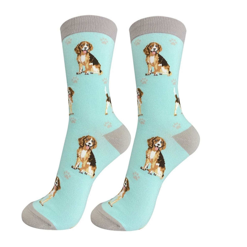 Novelty Socks Beagle Happy Tails Socks Cotton Premium Quality Unisex 800Fb3 (49727)