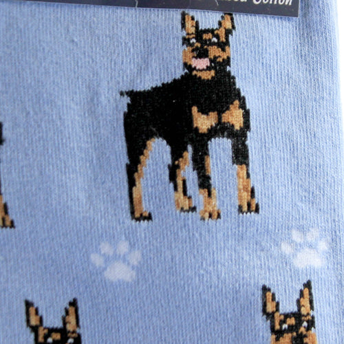 Novelty Socks Doberman Happy Tails Socks - - SBKGifts.com