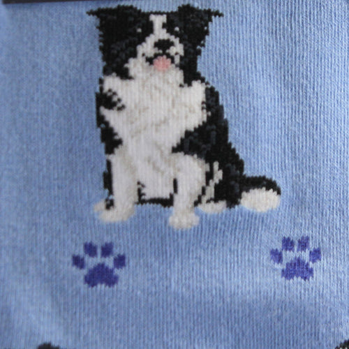 Novelty Socks Border Collie Happy Tail Socks - - SBKGifts.com
