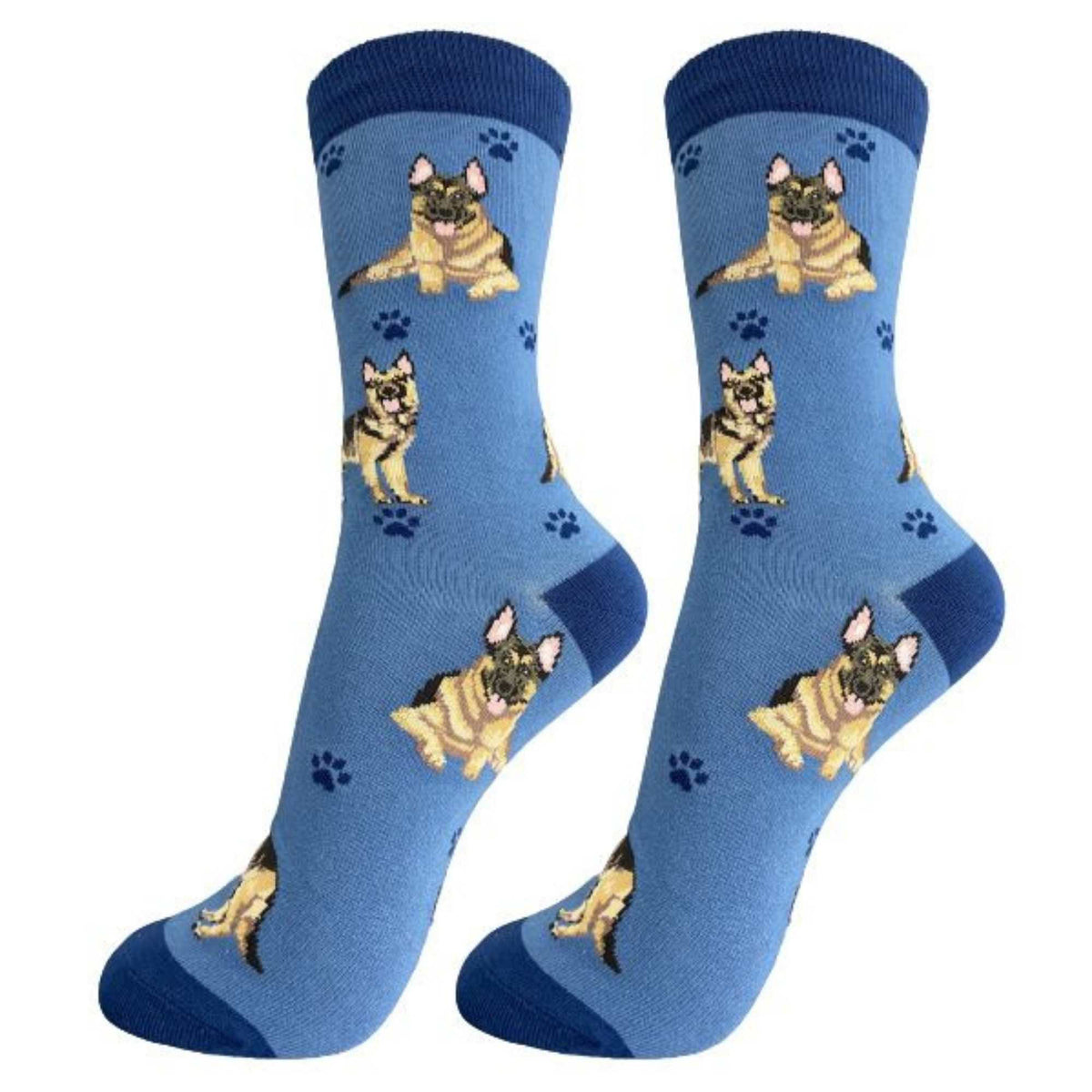 (49739) German Shepherd Socks.