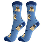 Novelty Socks German Shepherd Socks. Cotton Happy Tails 800Fb75 (49739)