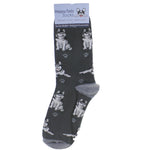 Novelty Socks Siberian Husky Happy Tails Sock Cotton Premium Quality 800Fb40