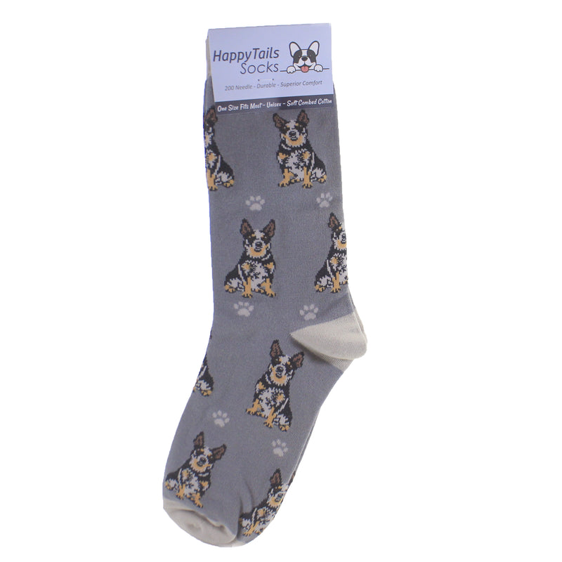 Novelty Socks Australian Cattle Dog Socks Cotton Happy Tails 800Fb90 (49752)