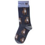 Novelty Socks Pit Bull Happy Tails Socks Cotton Premium Quality 800Fb26 (49753)