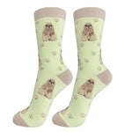 Novelty Socks Cocker Spaniel Happy Tails Sock Cotton Premium Quality 800Fb78